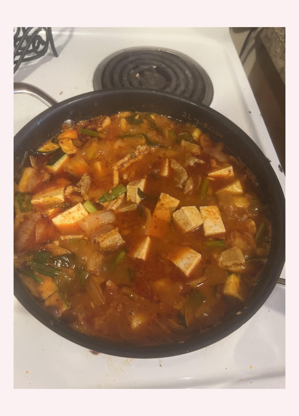 First time making Kimchi Jigae