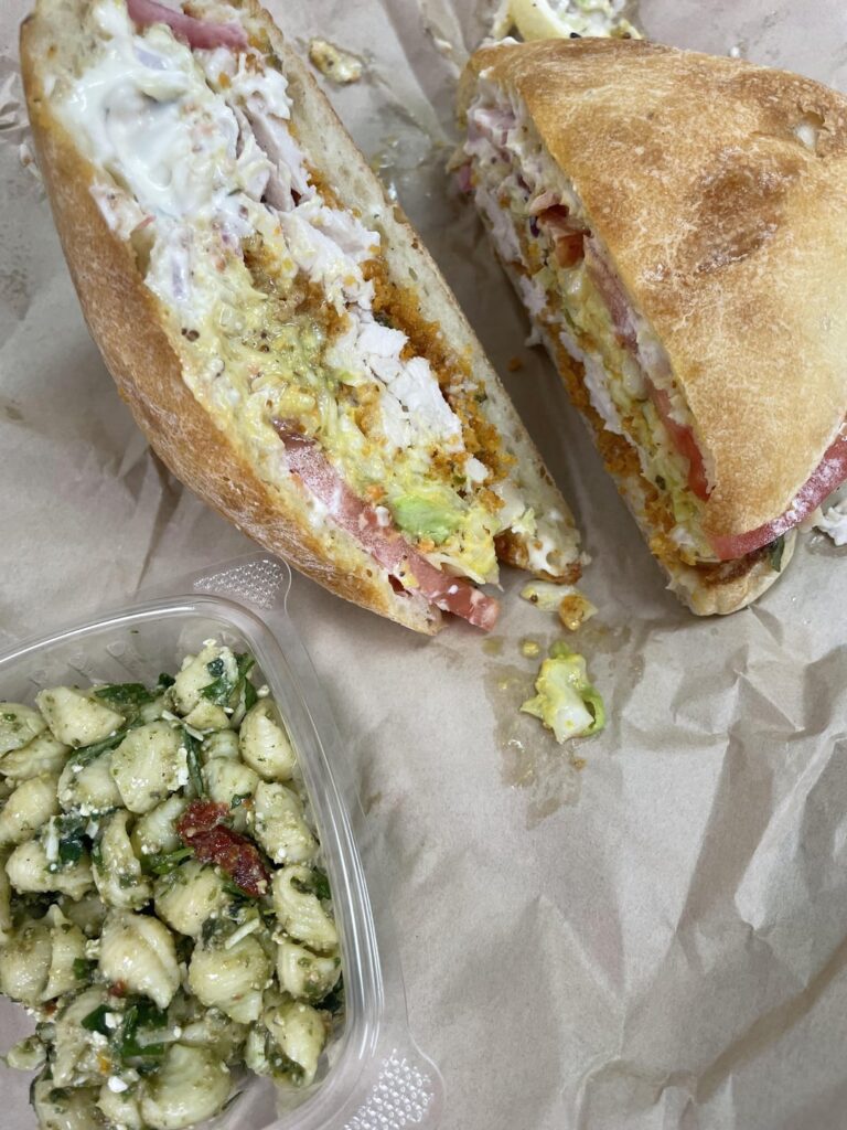 “Not so fried” chicken sandwich