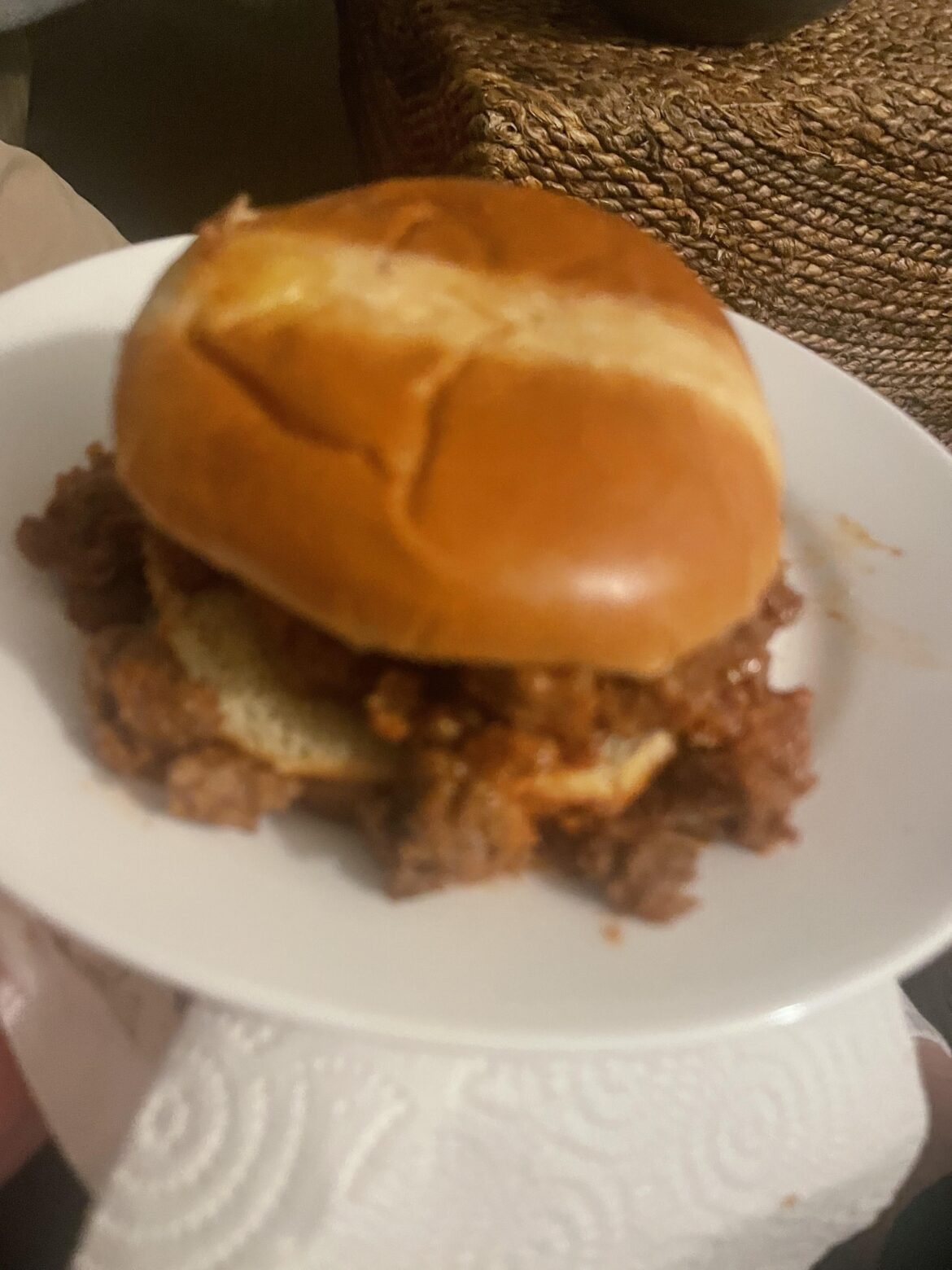 I’m having another Sloppy Joe