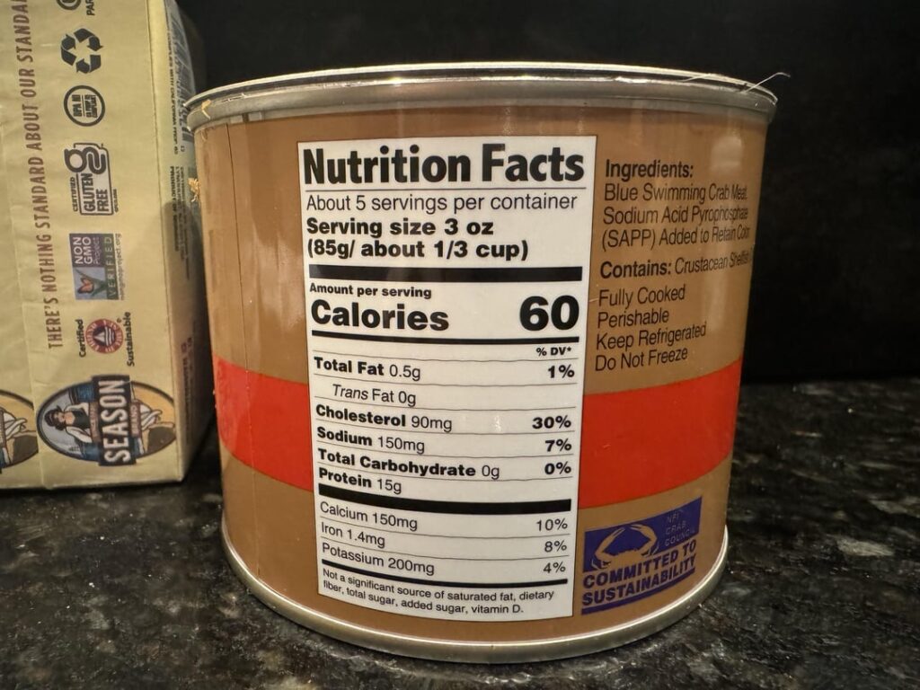 Accurate Nutrition Label?