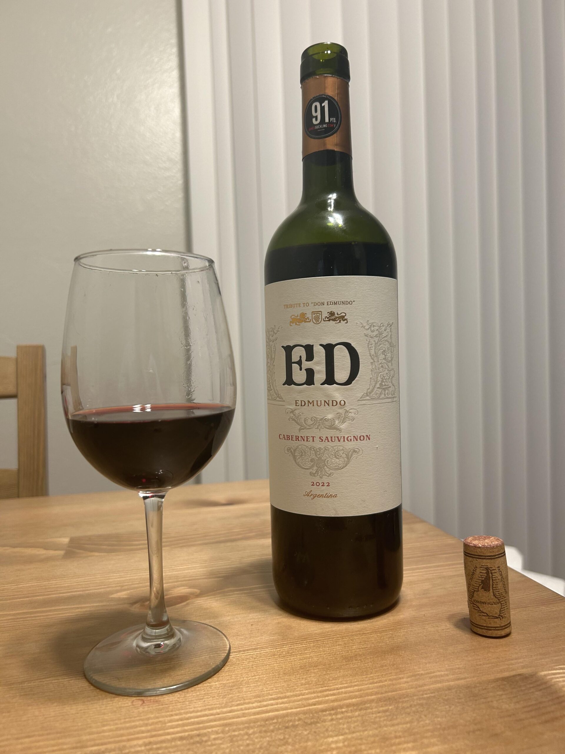 2022 "Ed" Edmundo Sauvignon Dining and Cooking