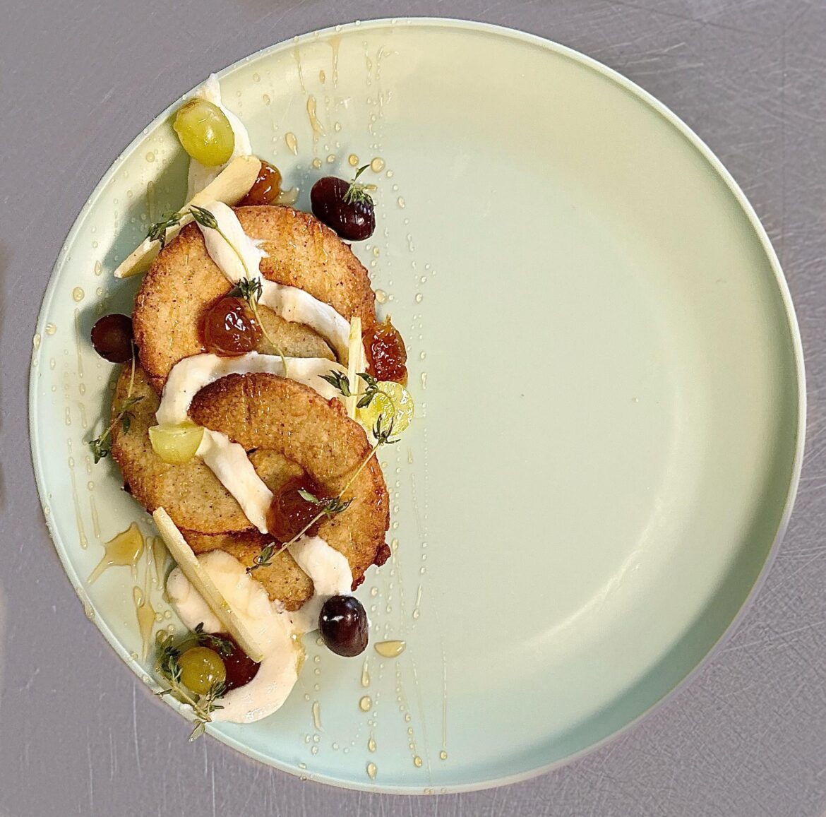 Honey, Ricotta, Grapes, & Thyme