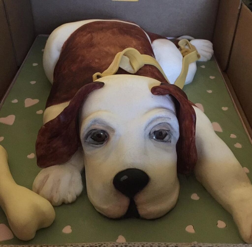 Dog cake