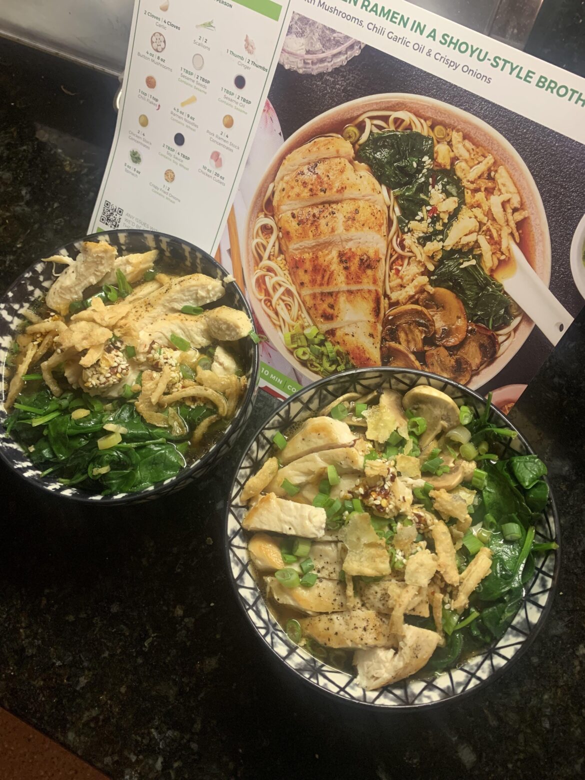 Chicken Ramen in a Shoyu Style Broth