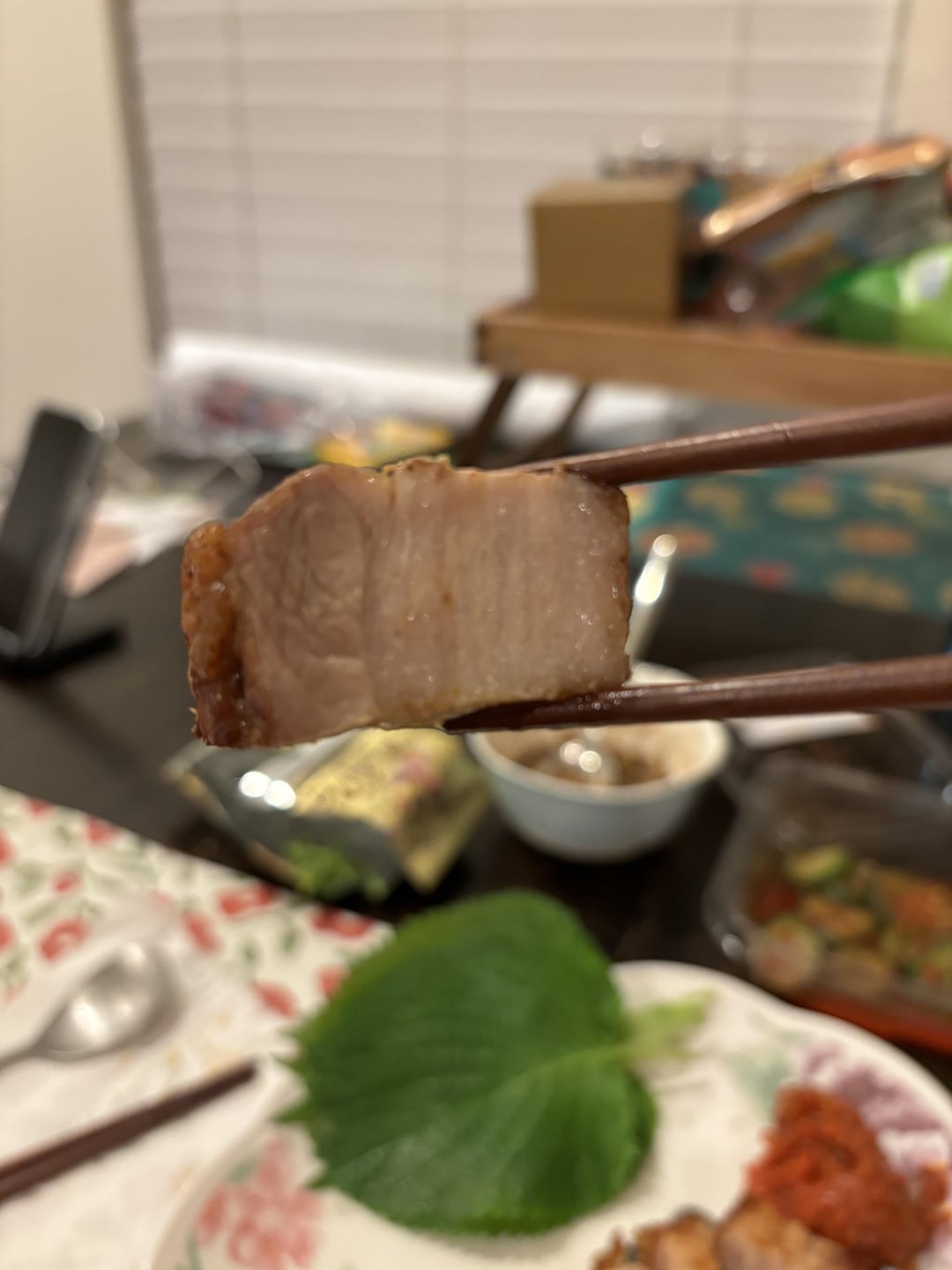 Bean sprout rice (콩나물 밥) and air fried pork belly Dining and Cooking