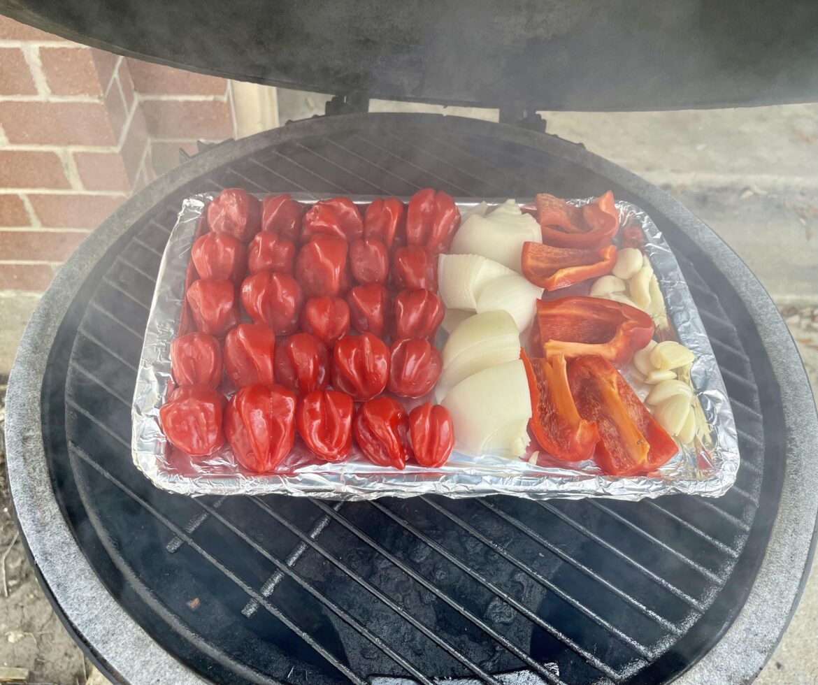 Smoked habanero sauce coming up.