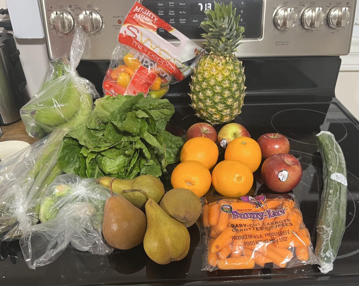 Joined a community produce group – saved 50% on this produce! Joined a community produce group - saved 50% on this produce!