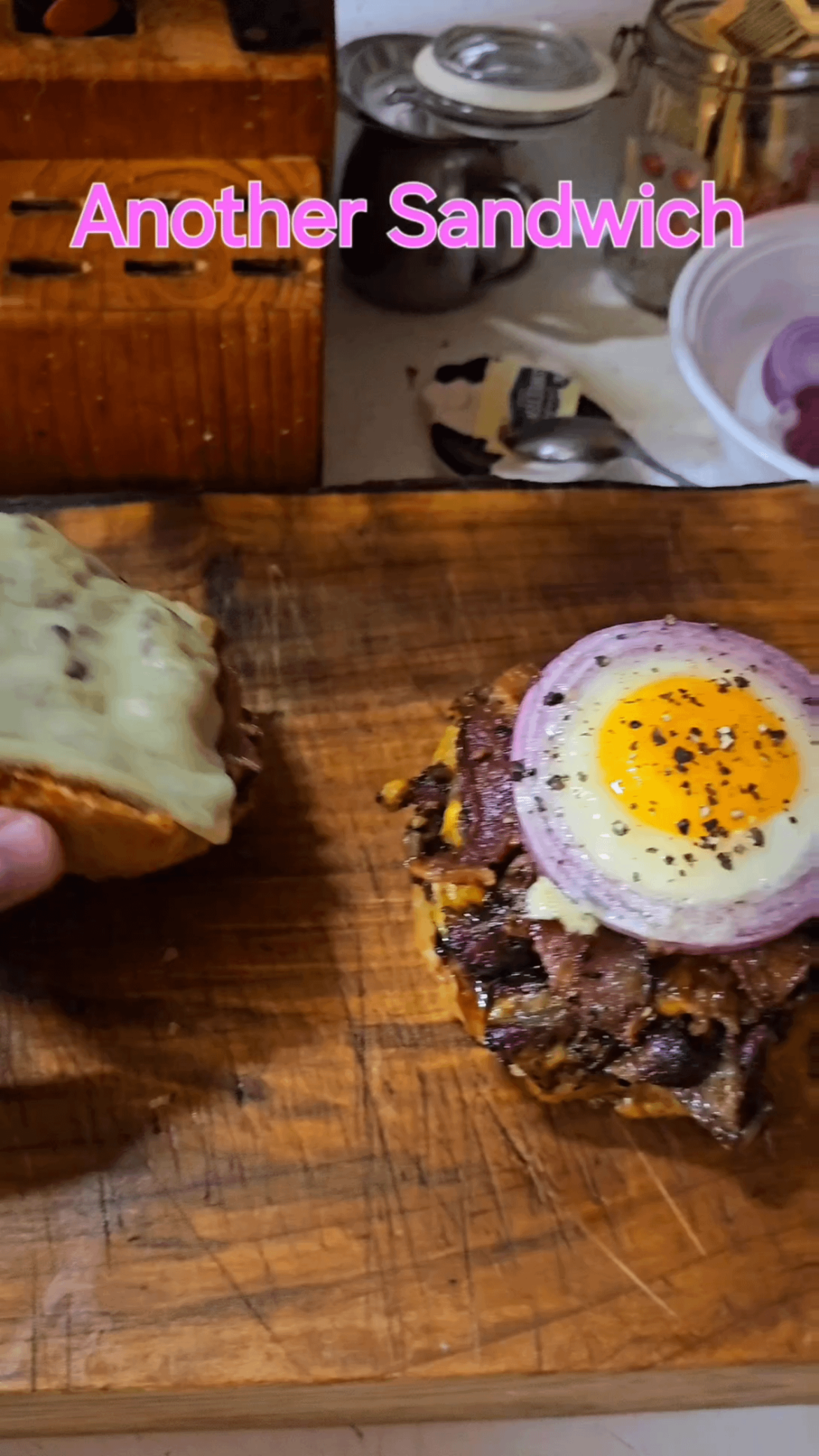 Smoked Chuck Roast Sandwich