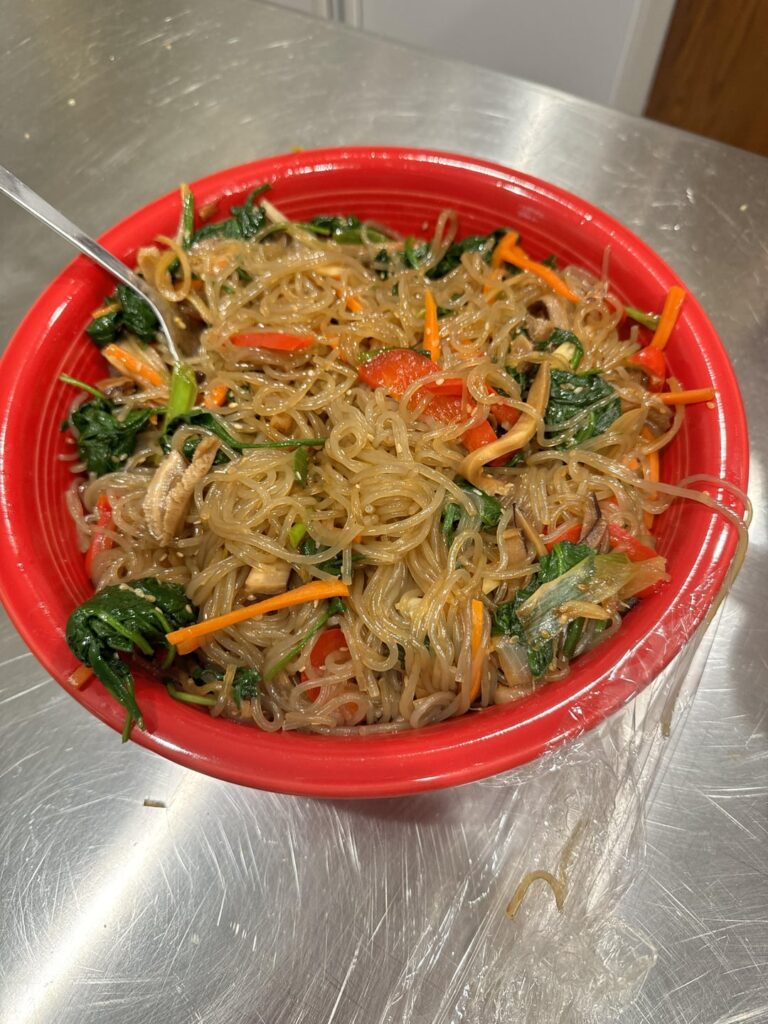 I cooked Korean food