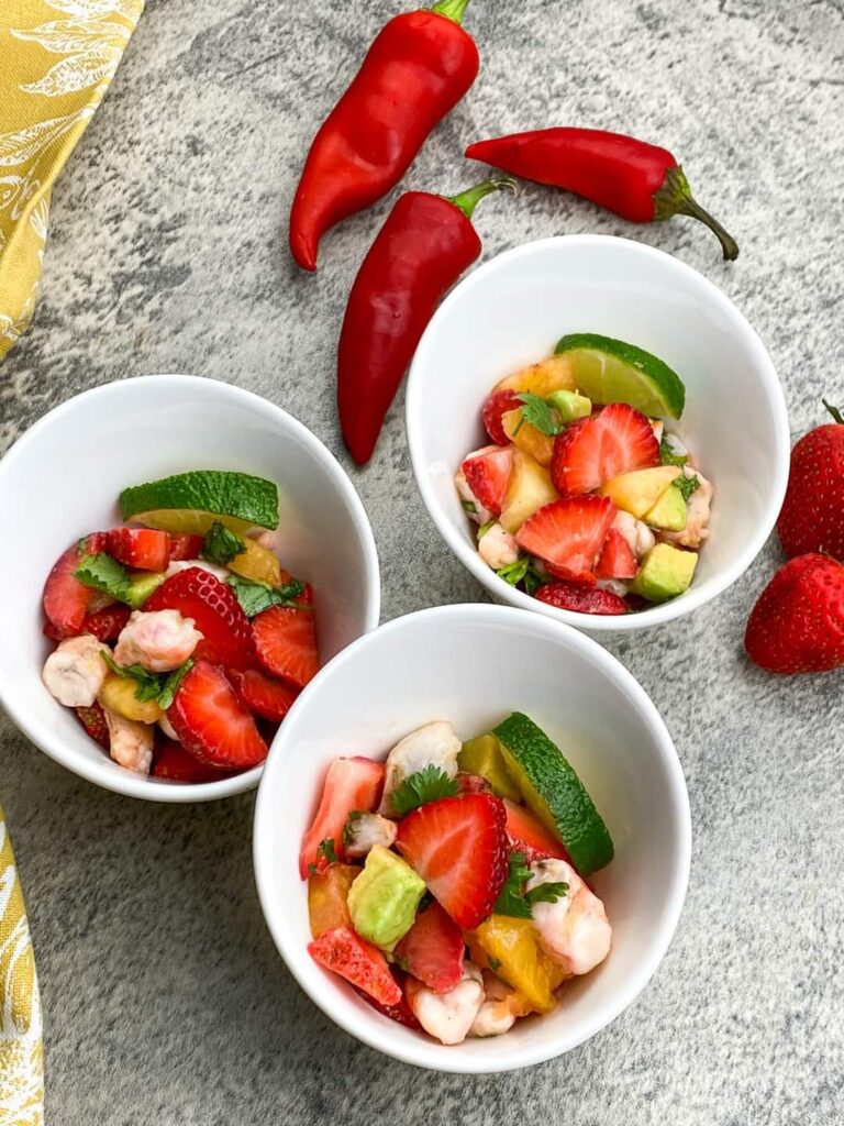 Strawberry Shrimp Ceviche