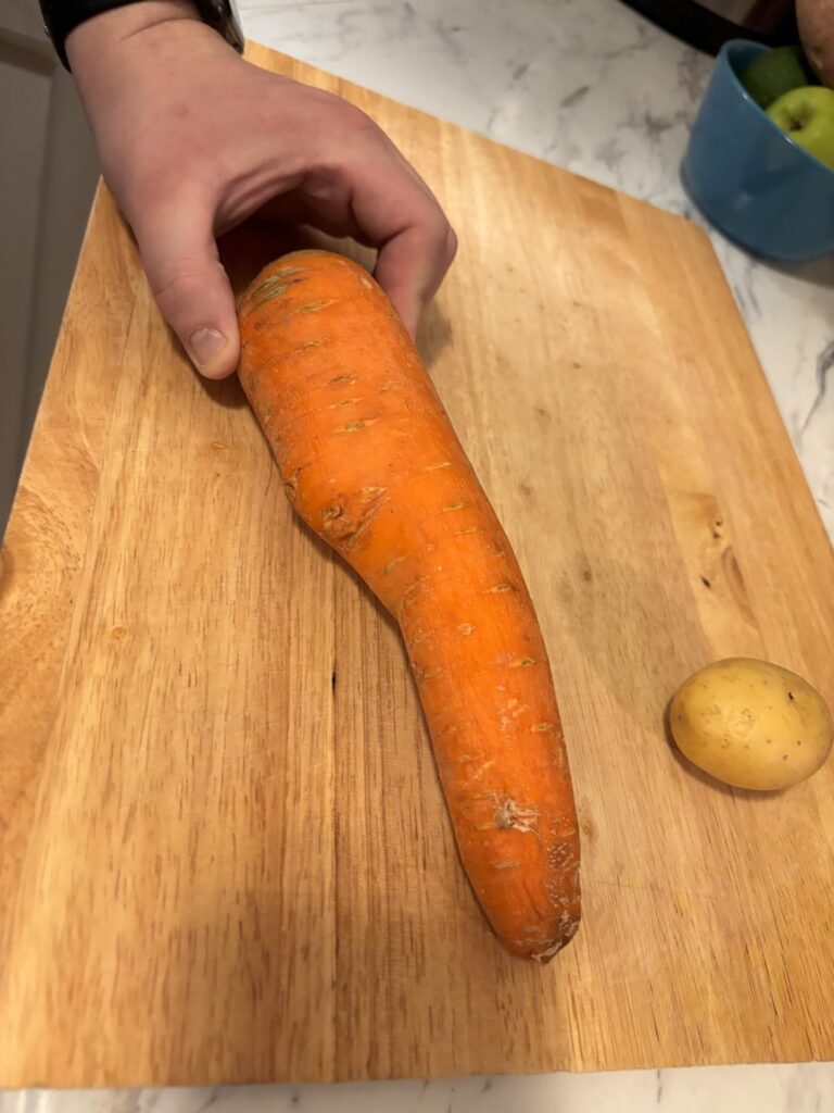 The carrot tonight with one of the meals