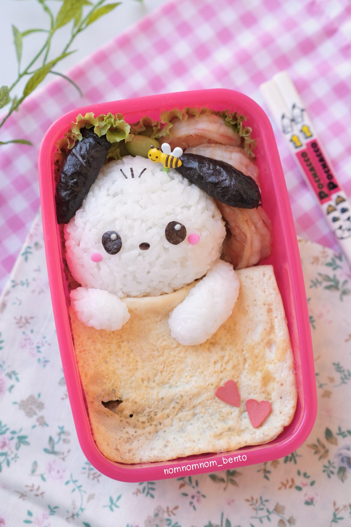 Pochacco for daughter's lunch
