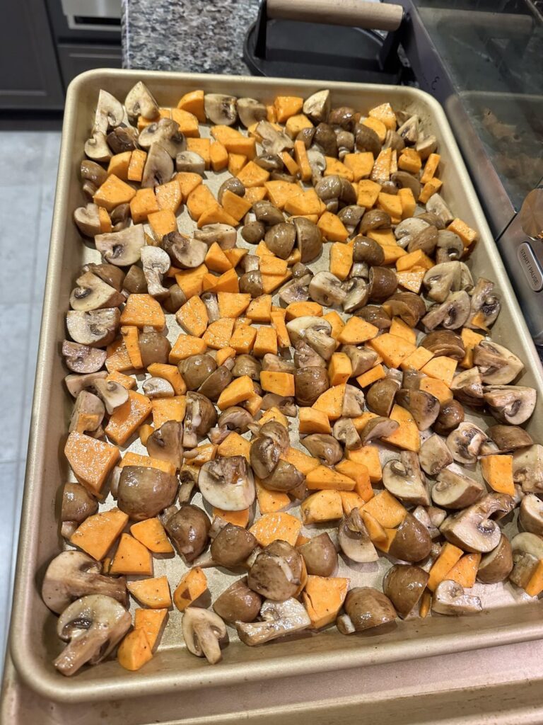 Hoisin Sweet Potato & Mushroom Bowls: Crazy Prep, Delicious Dish