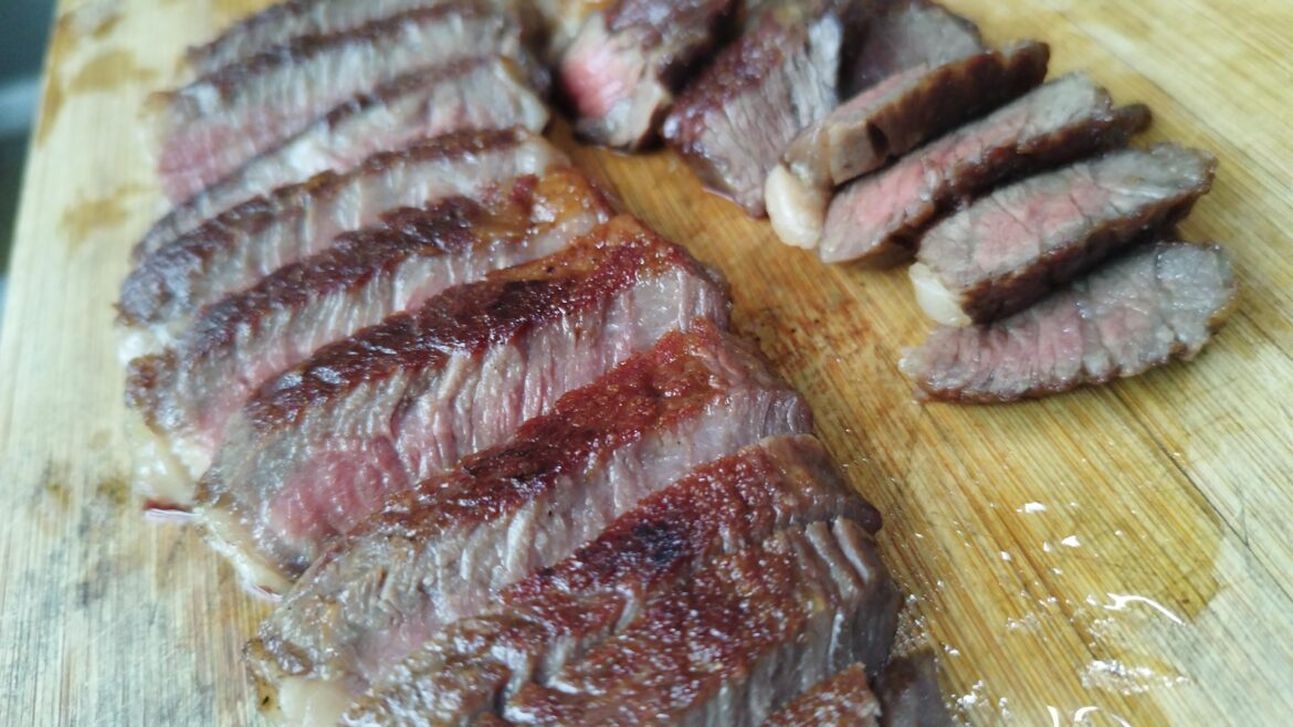 Im colorblind, is the color right? Was going for med rare. The steak kicked ass tho like damnn