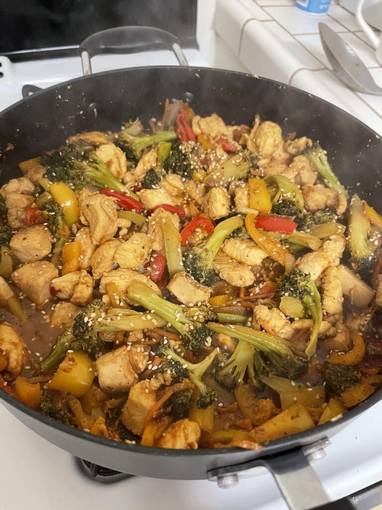 Stir fry - got 5 star reviews from my non-keto family members!