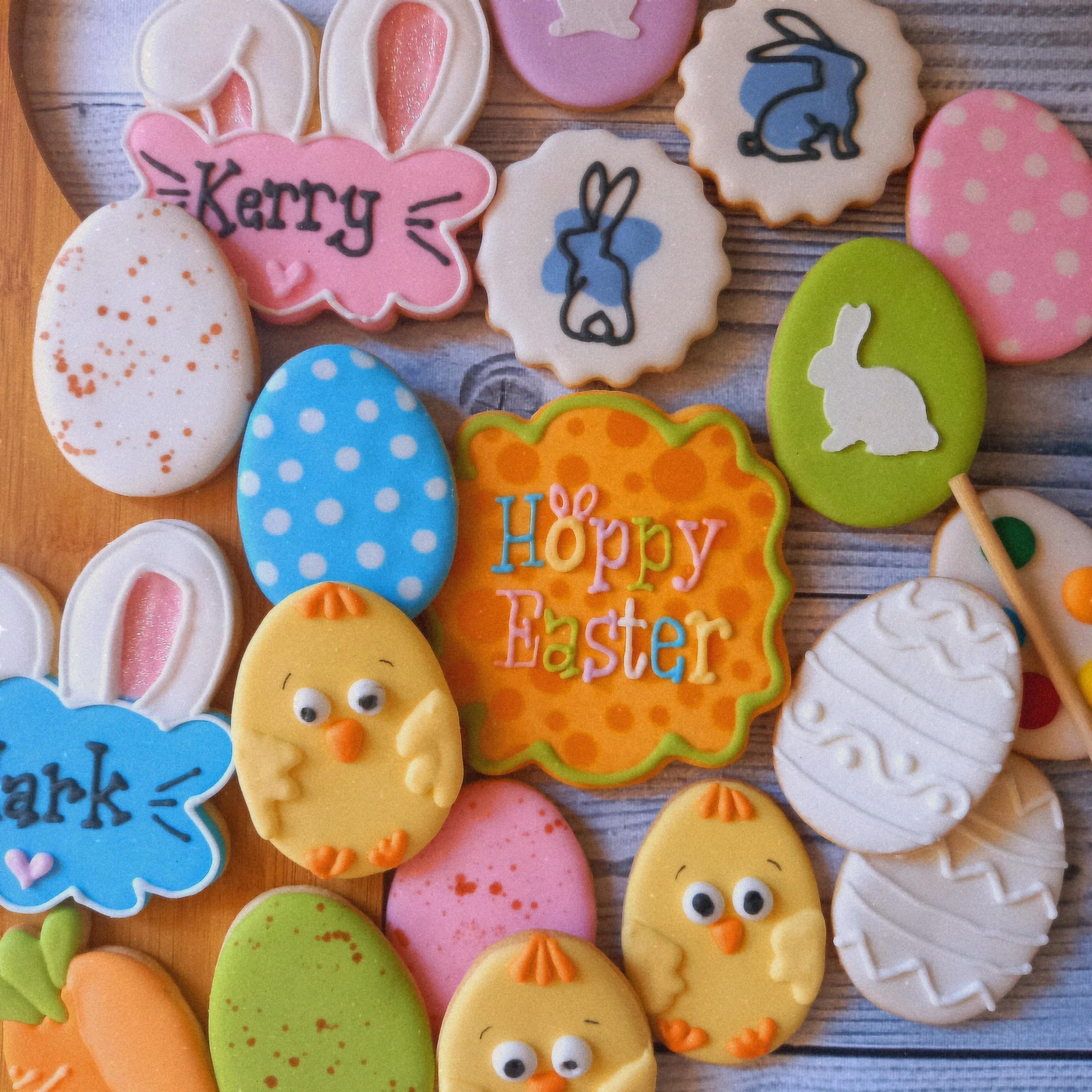 My selection of Easter cookies, 2024 ! Dining and Cooking
