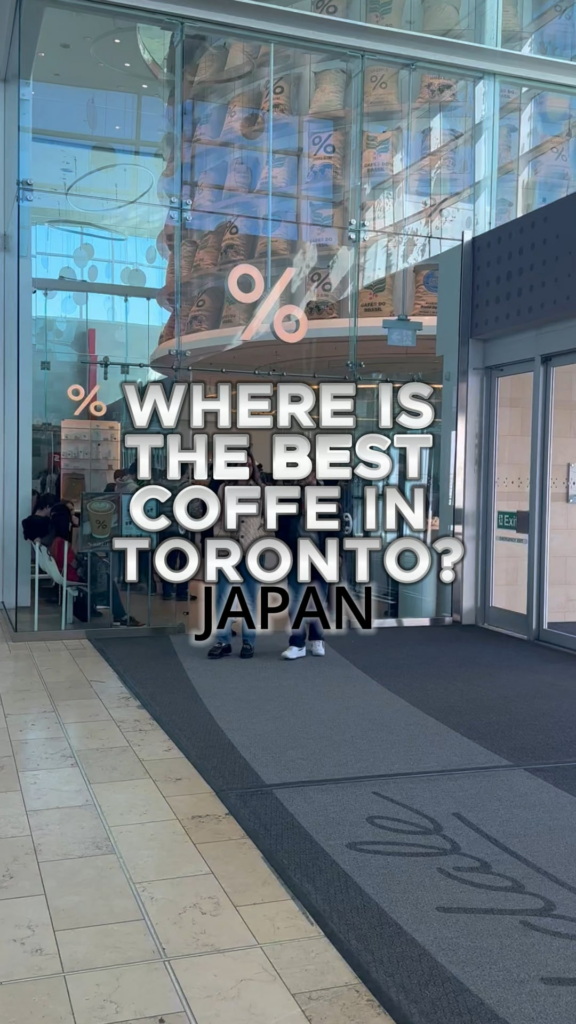 Best Coffee I every had in Toronto was in a mall Arabica Yorkdale