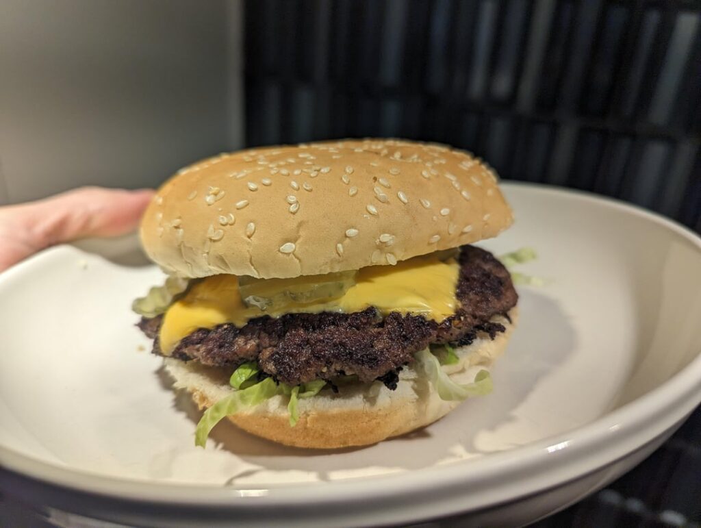 Classic smashed burger