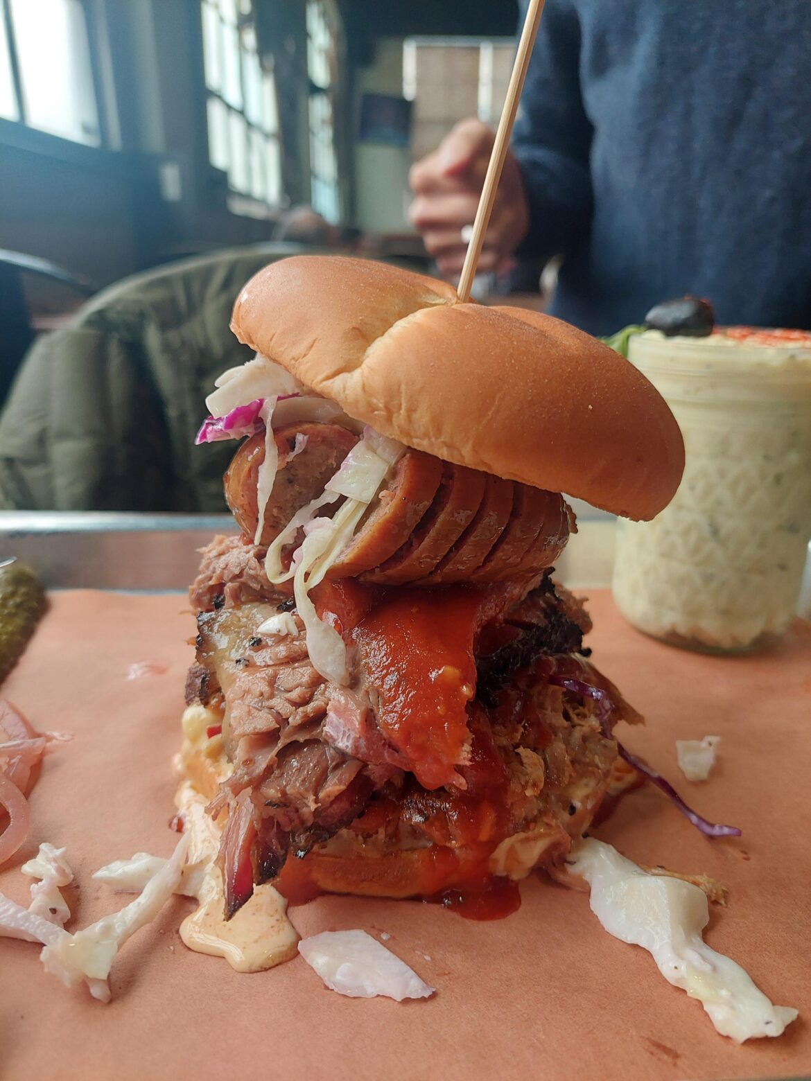 The Fatty from a local BBQ spot