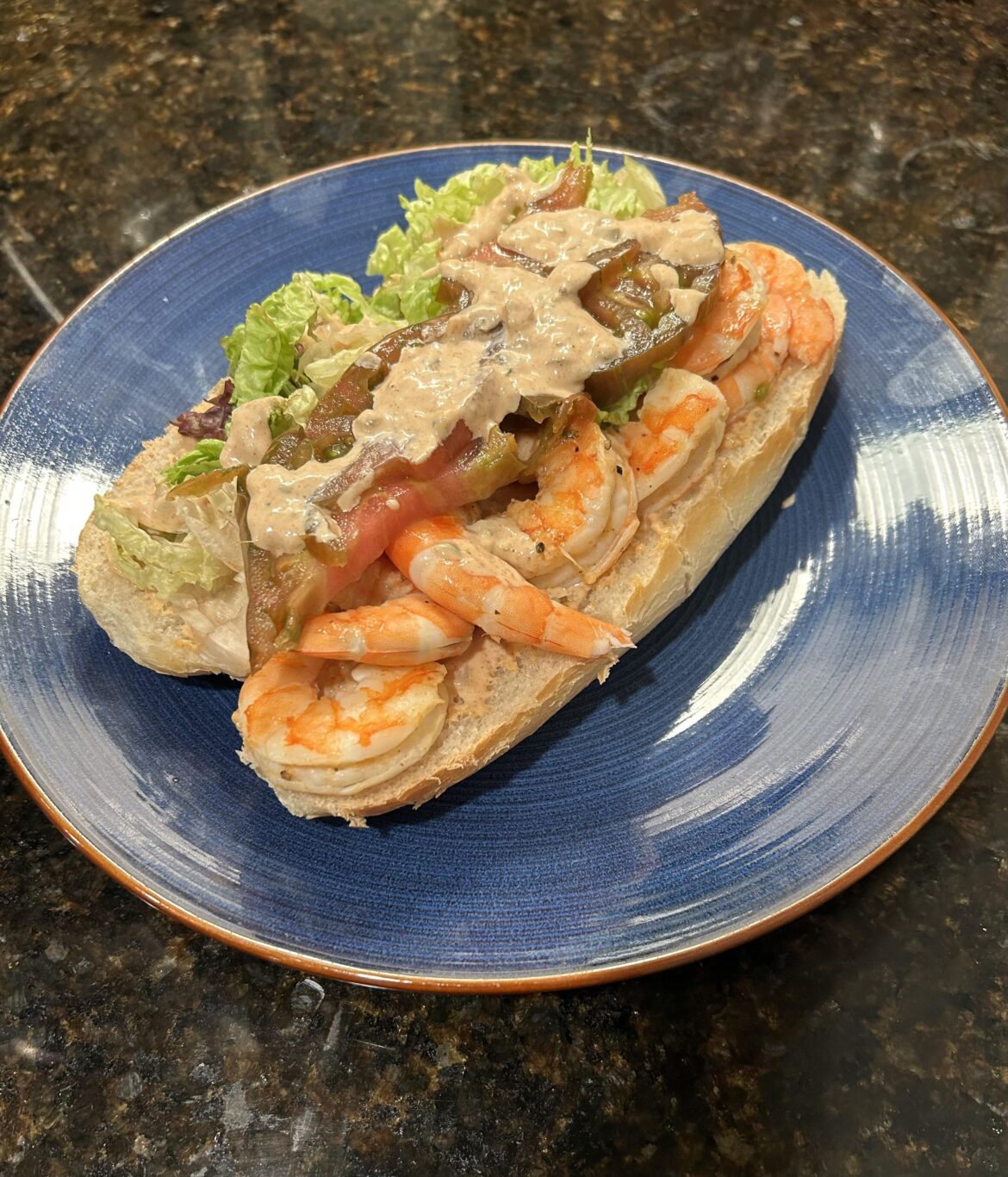 First Attempt at a Shrimp Po Boy