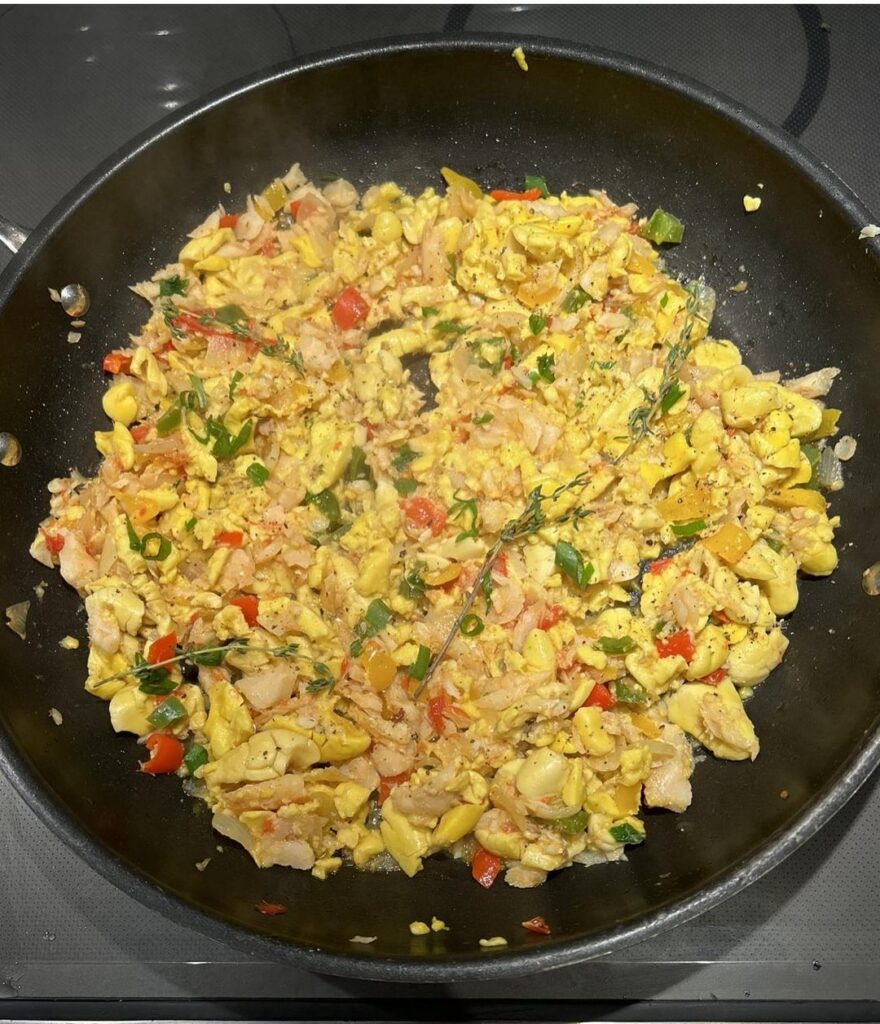 Vegan ackee & “saltfish”!