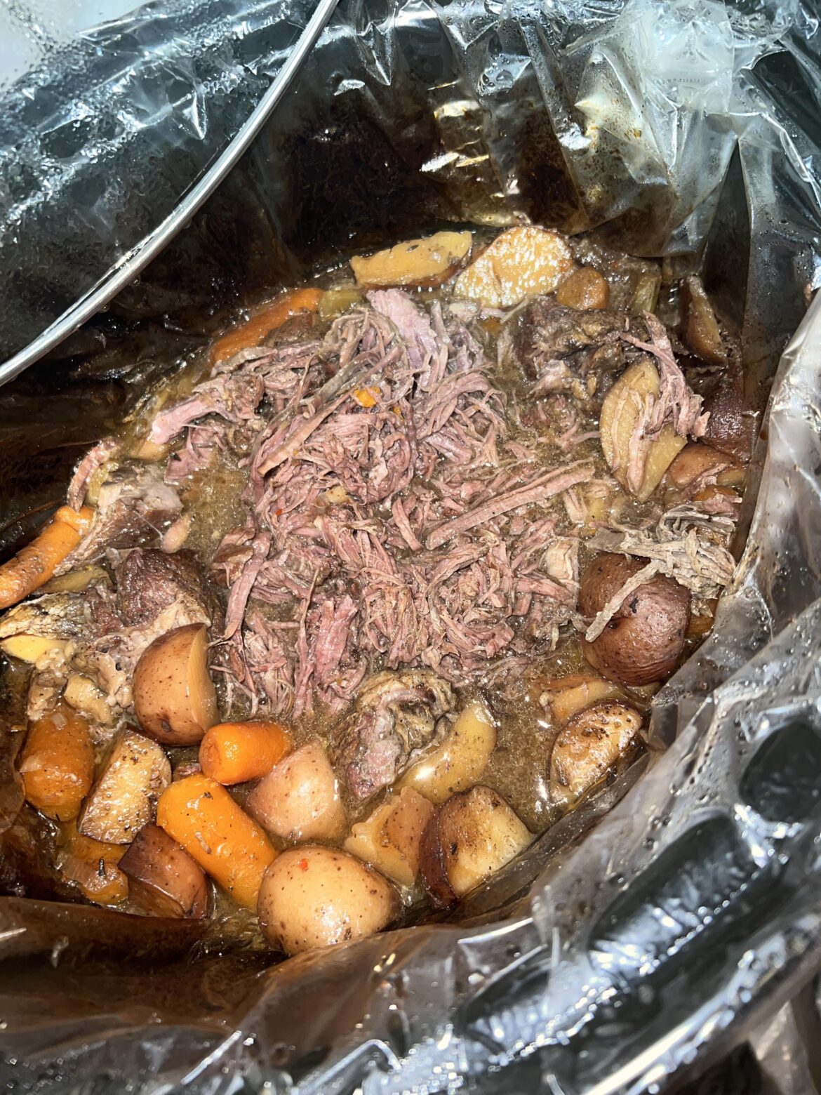 Pot roast in crockpot