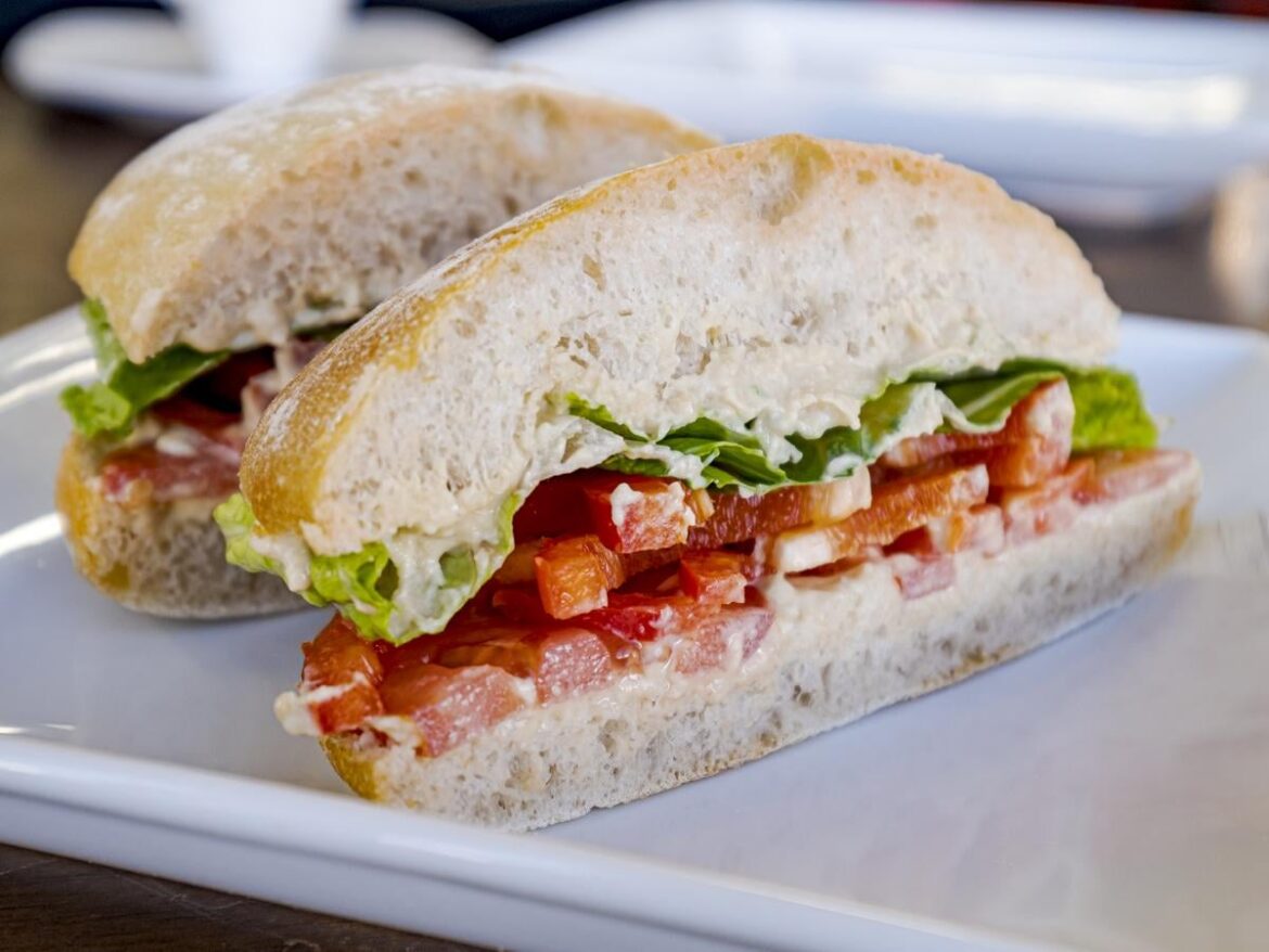 Finally saw this elusive tomato sandwich, and I'm all for tomatoes