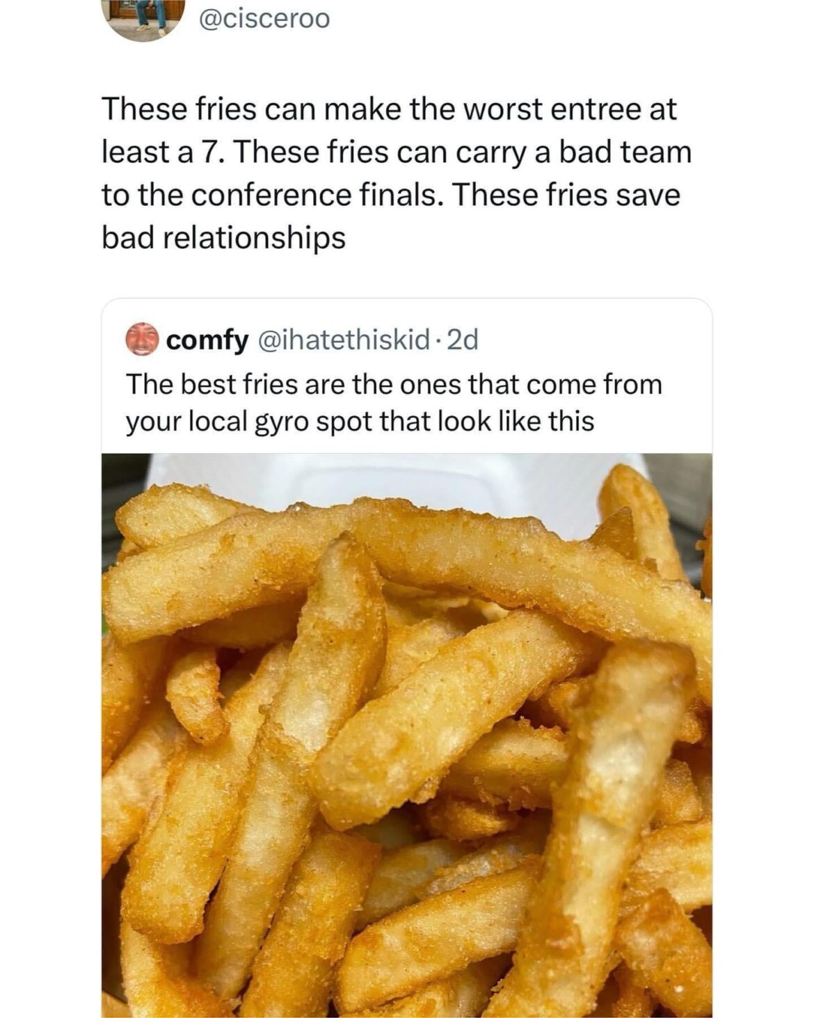 Where can I get THESE fries?