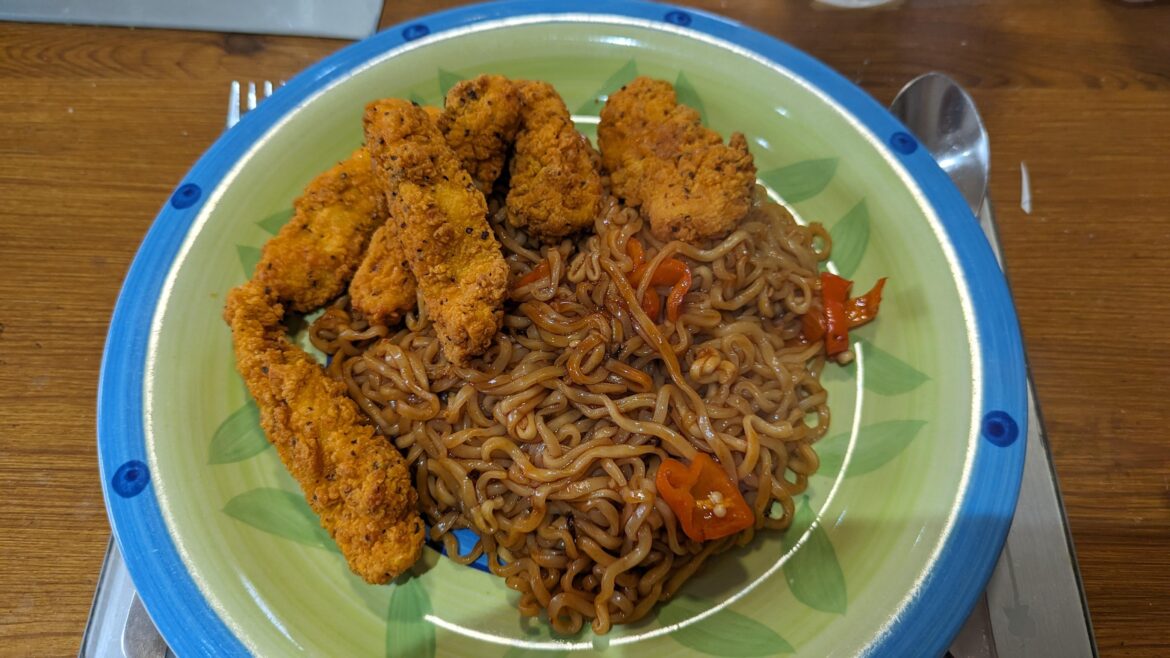 When 3X Spicy isn't cutting the mustard any more... I've added more heat with a fresh Scotch Bonnet! Yum!