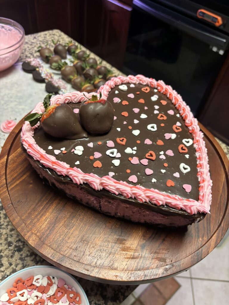 Chocolate Covered Strawberry Cheesecake