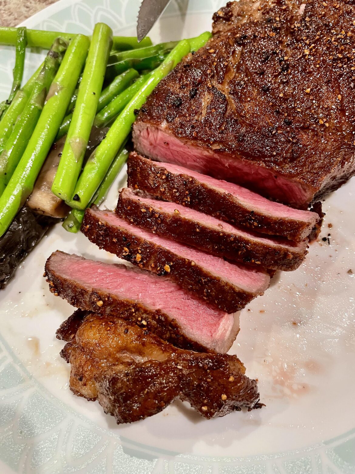 I’m a big fan of the fat piece on a NY strip