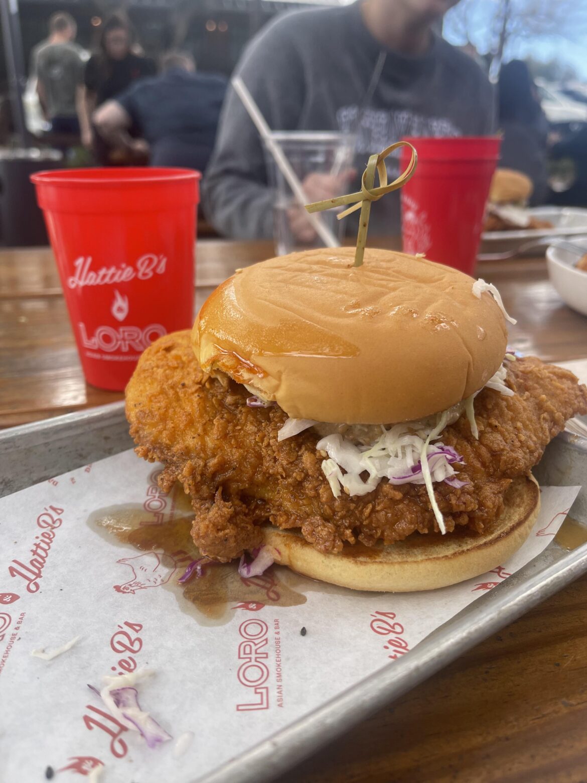 The Loro x Hattie B’s hot chicken collab this weekend is legit