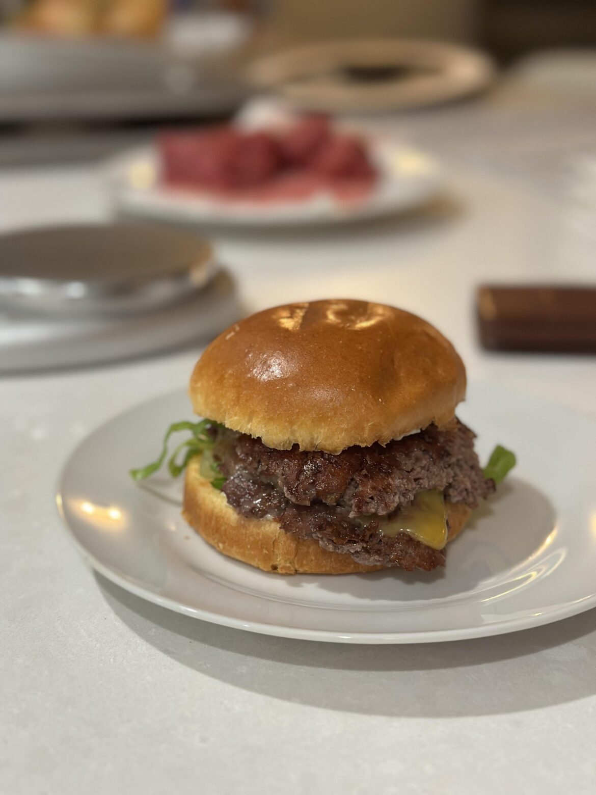 Kenji’s ultra smashed burgers always delivers