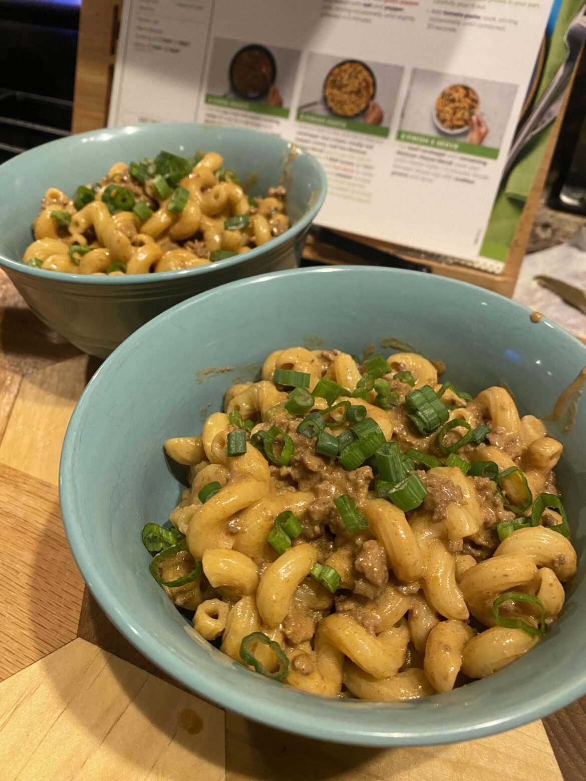 We also got beef cavatappi and I think ours turned out a little more as expected 9/10