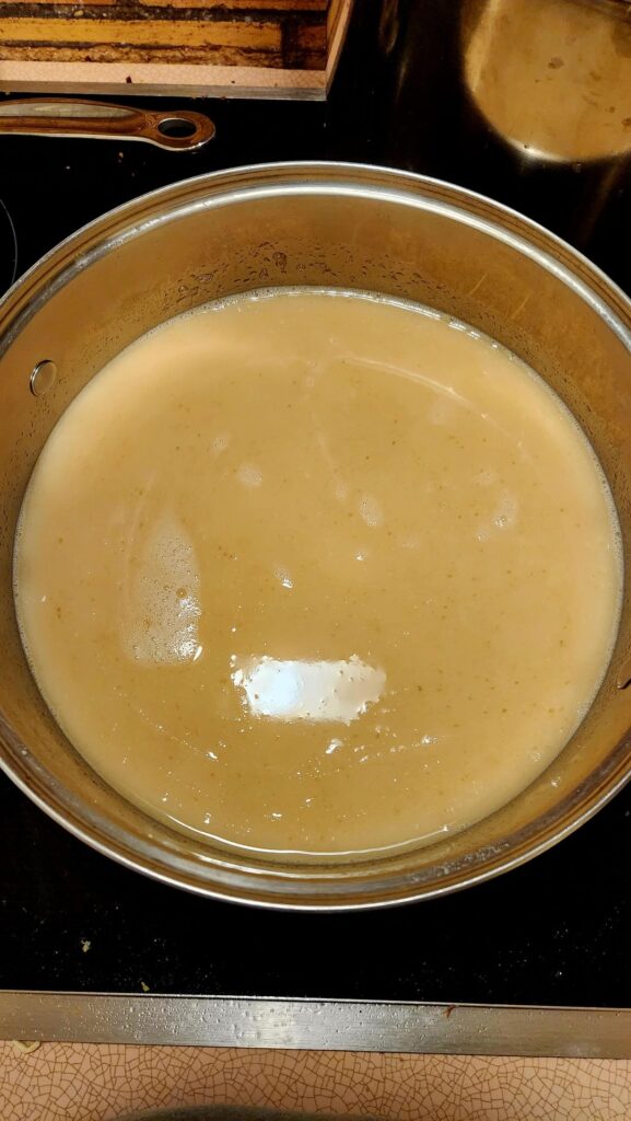 Made 5 quarts of tonkotsu broth for my first time.