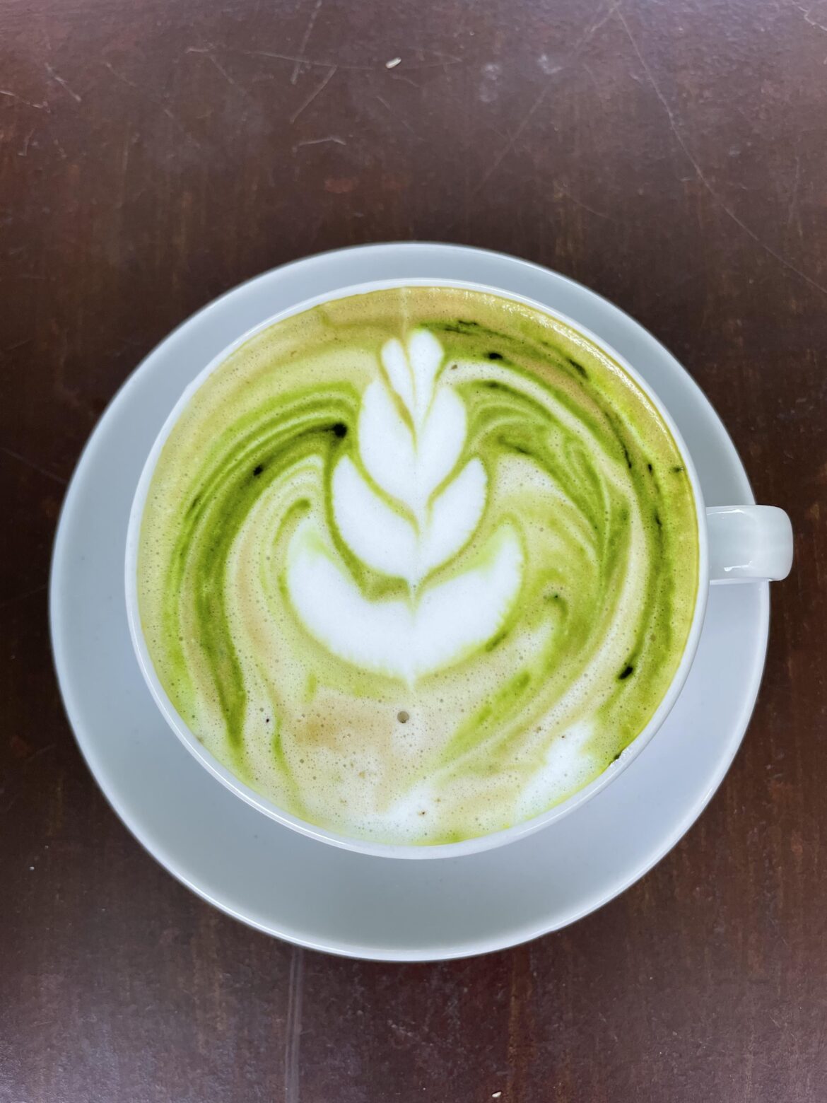 Pistachio latte