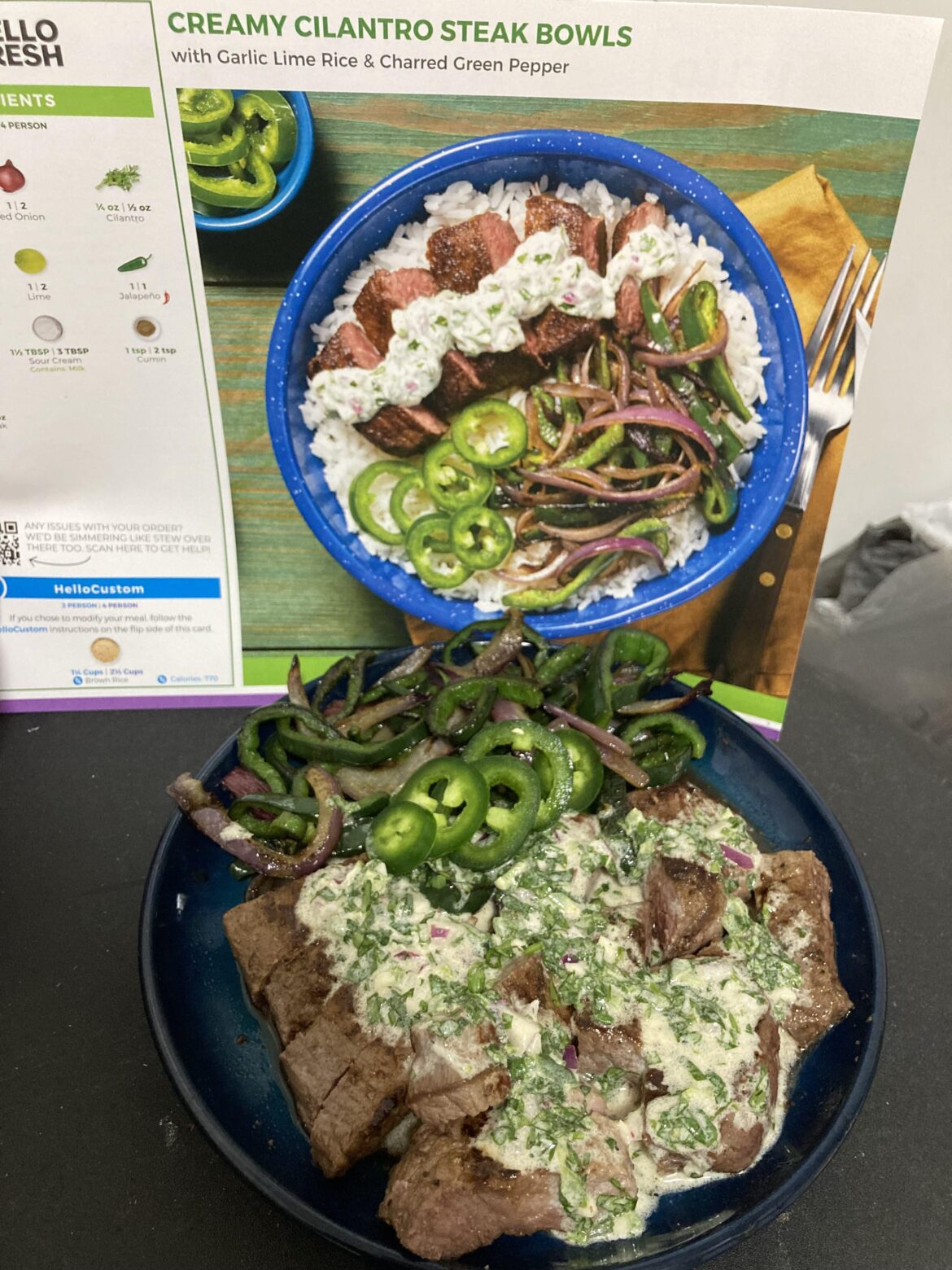 Cilantro Steak Bowls (8/10)
