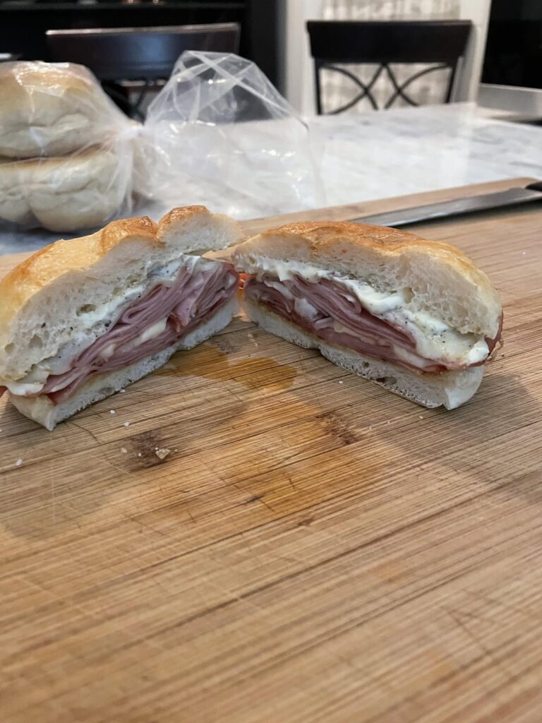 Anthony Bourdain’s go to easy sandwich