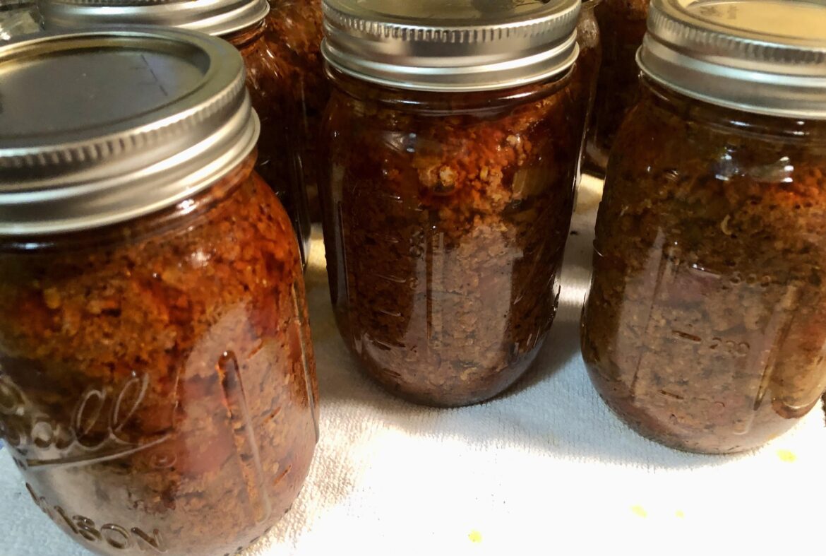 The bubbling in the jars is always fascinating