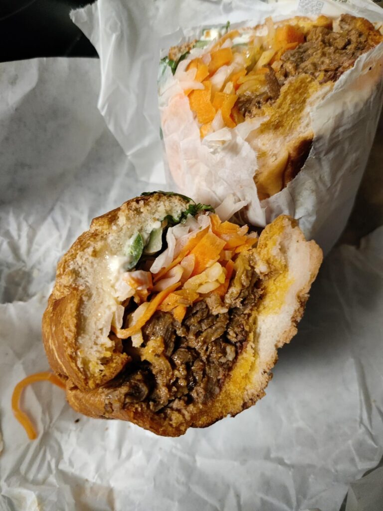 Roast pork banh mi!!!