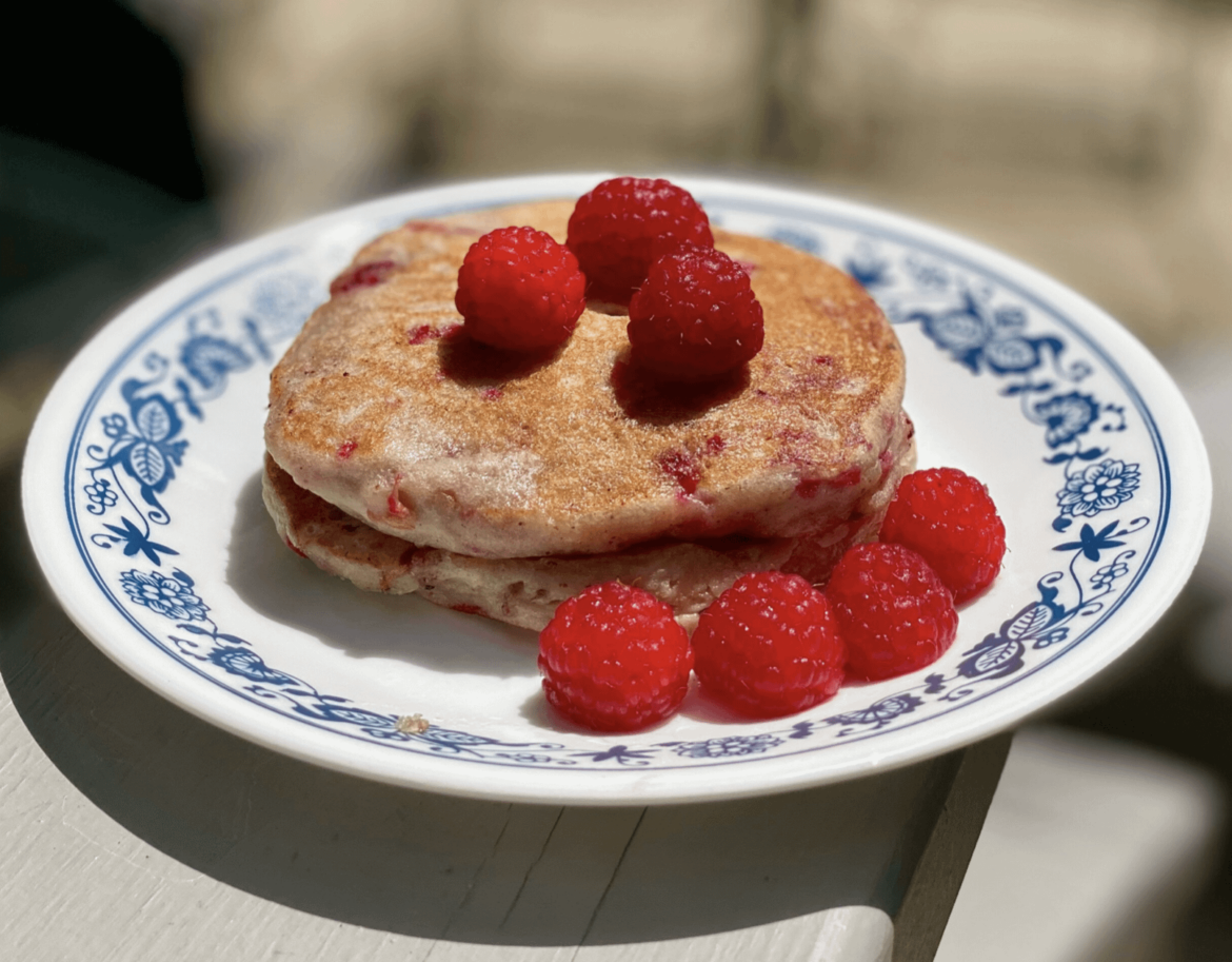 Raspberry Pancakes (Recipe)