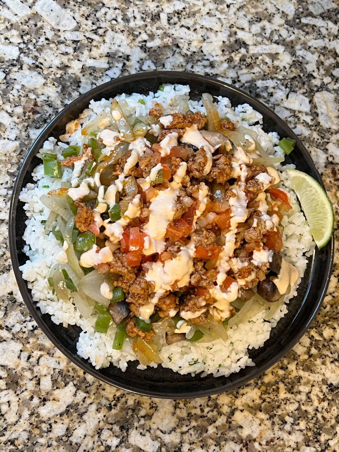 Saucy Pork Burrito Bowls