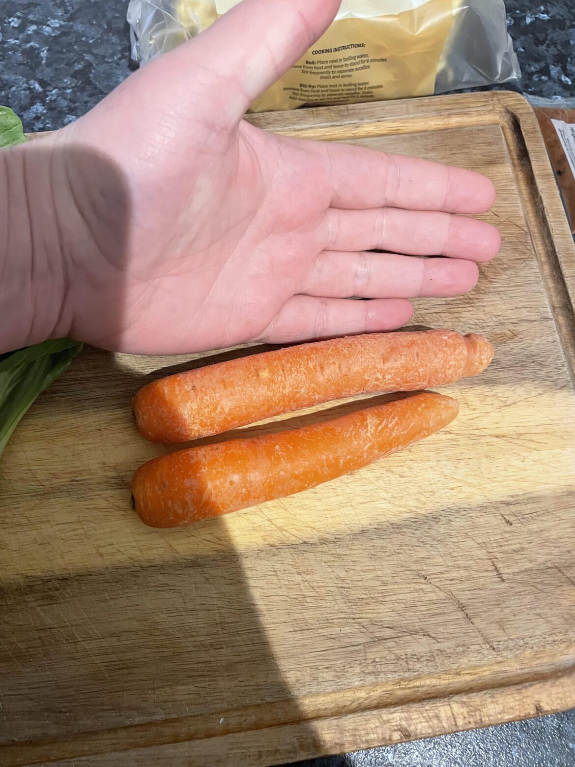 Carrots for 4x people apparently