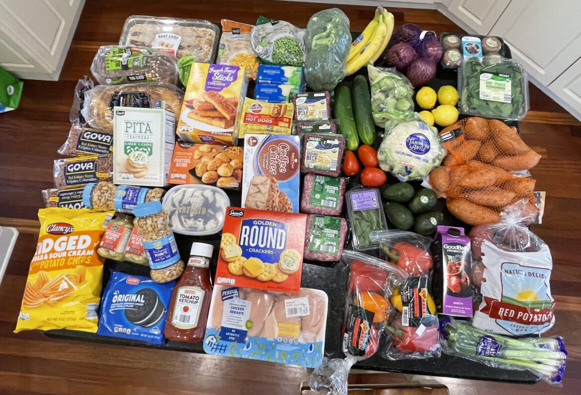 Food Haul $135 at Aldi. Food Haul $135 at Aldi.