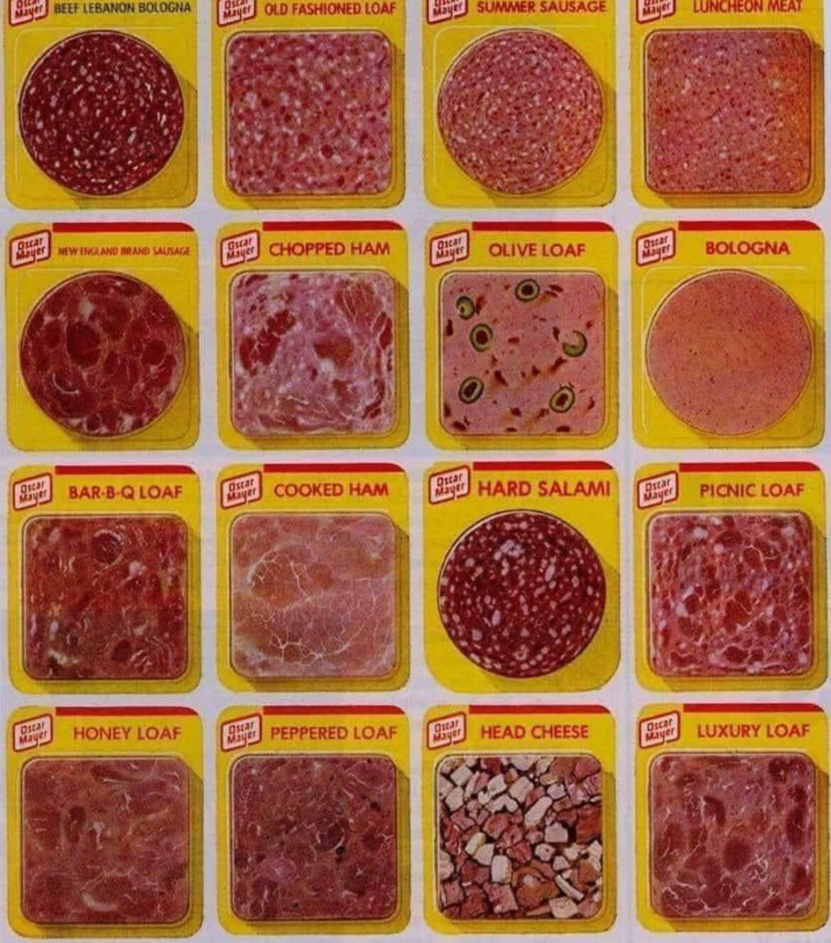 The year is 1988. I’m making an olive loaf sandwich. What are you making?