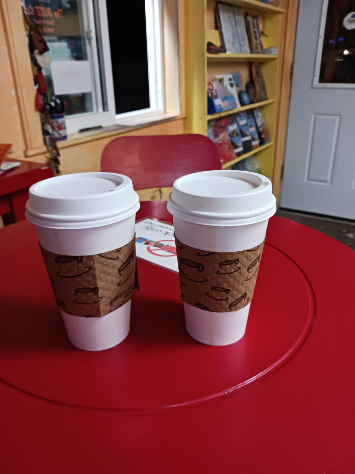 My morning Tan Vanilla Mocha Breve X2