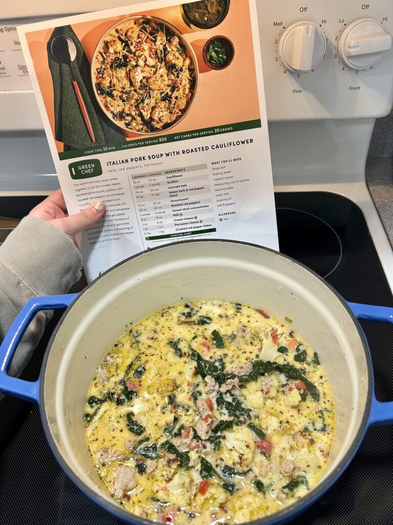 Italian Pork Soup w/ Roasted Cauliflower (GC)