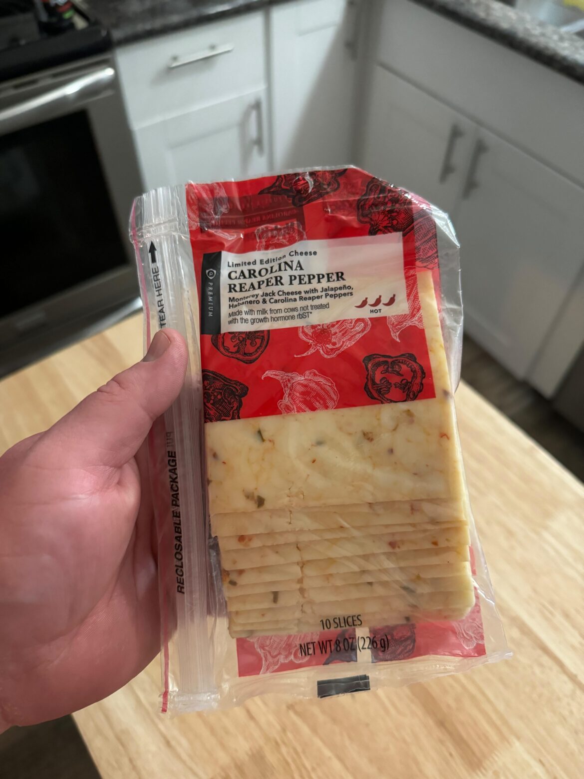 My Florida people check this out! Not crazy spicy but way better than pepper jack.