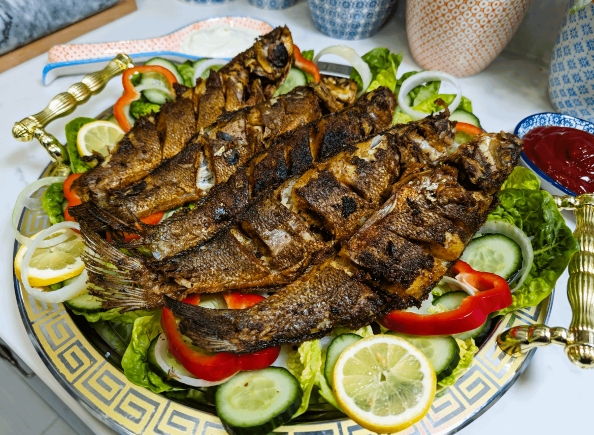 Deep fried Whole Masala Seabass