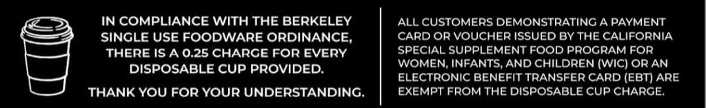 How does coffee shops get info from local county/food safety dept that cups are charged or lid should be charged/optional? Is there a one stop shop to get this info for all counties?
